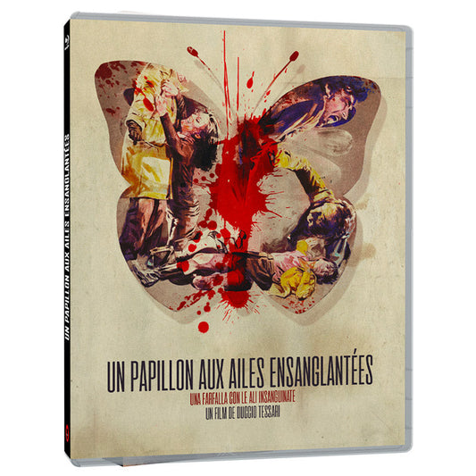 A BUTTERFLY WITH BLOODY WINGS